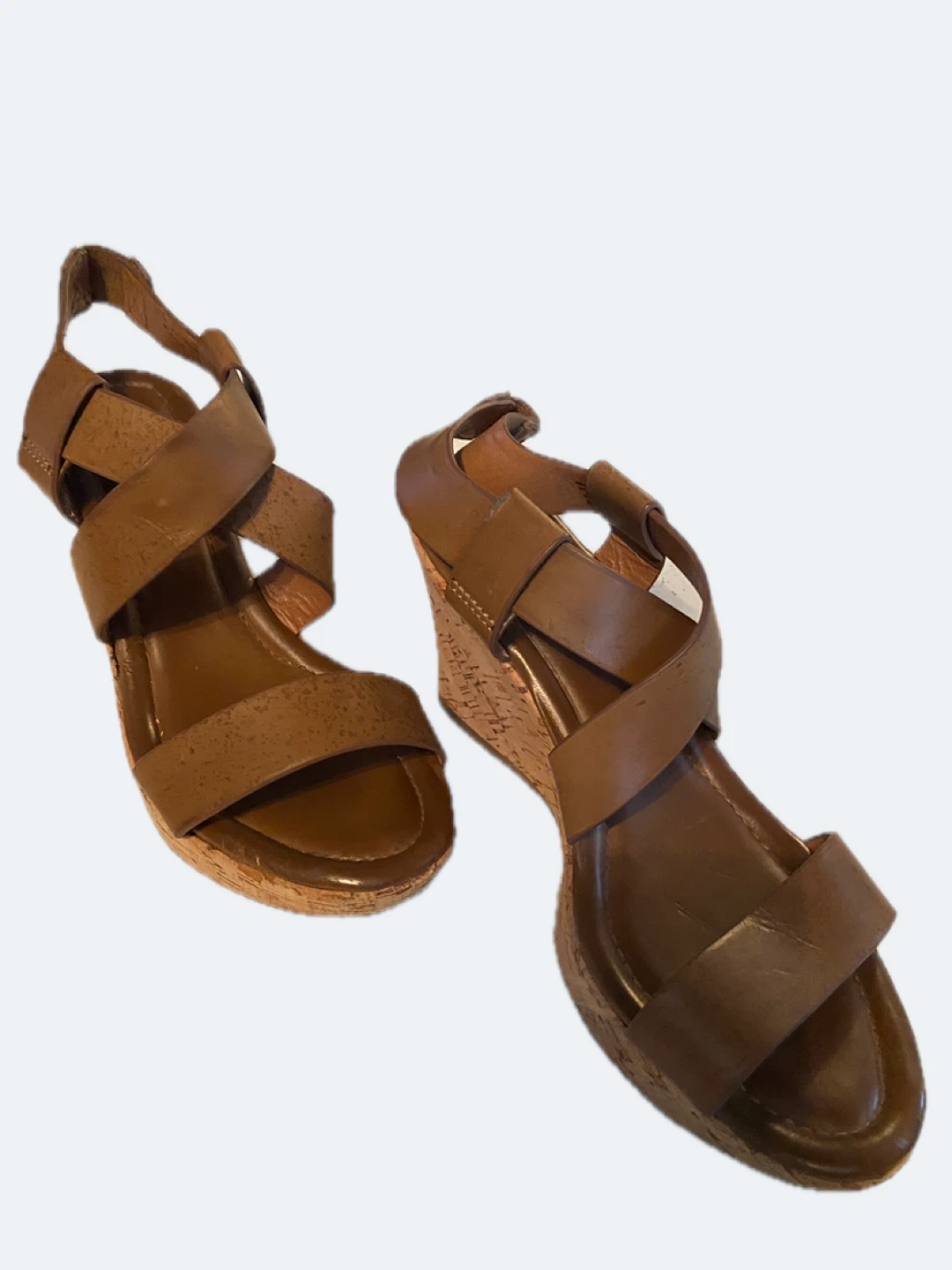 Brown Wedge Sandals