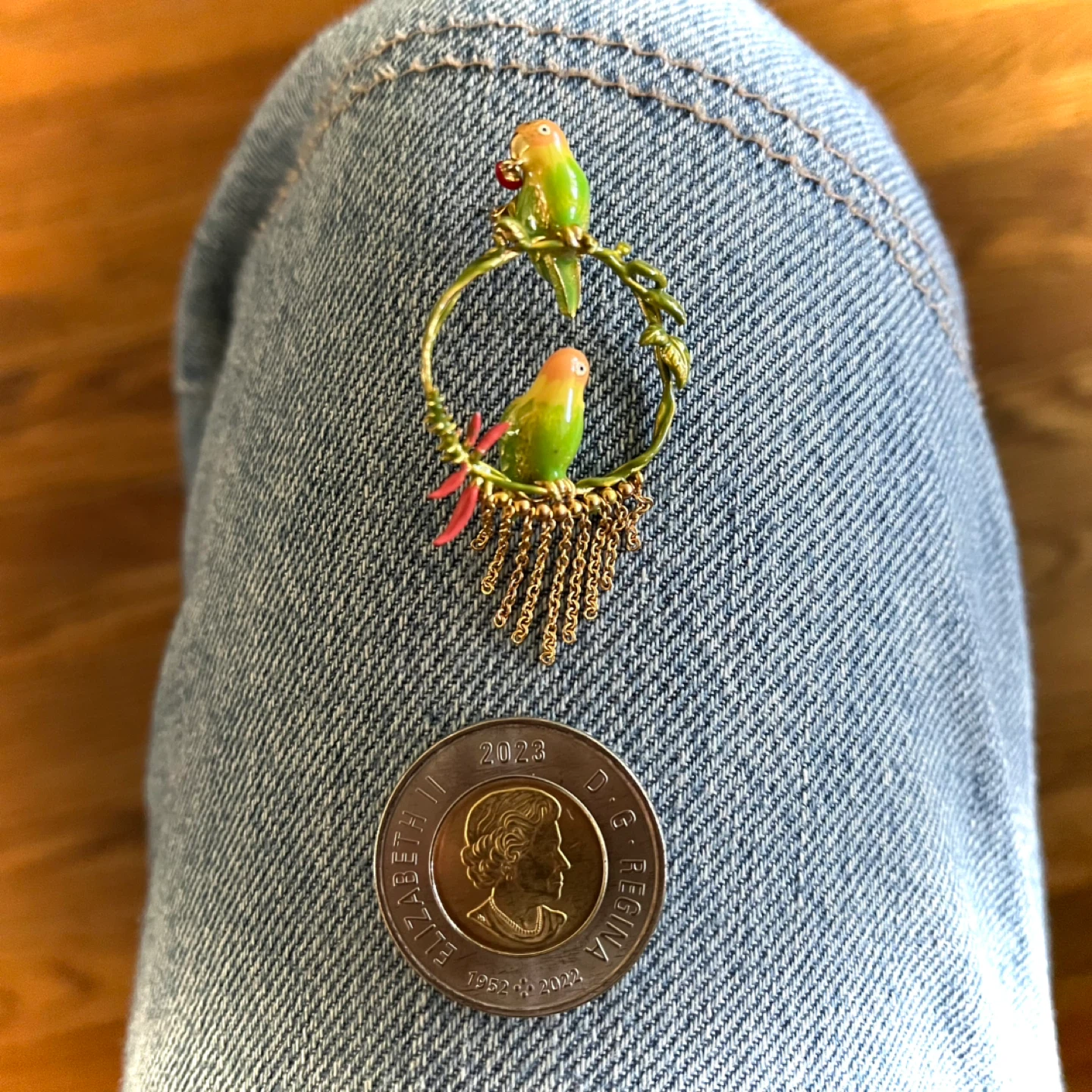 🇫🇷 Les Néréides Lovebirds Earrings 🦜 - photo 3