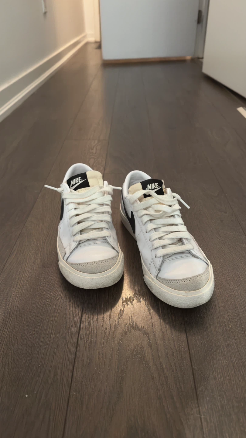 Nike Blazer Low White Black Women’s Sneakers 6 - photo 5