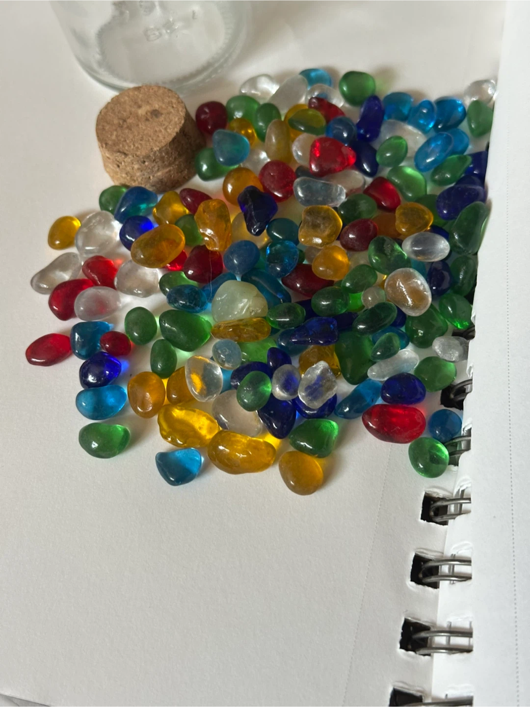 Jars of tumbled glass bits - photo 2
