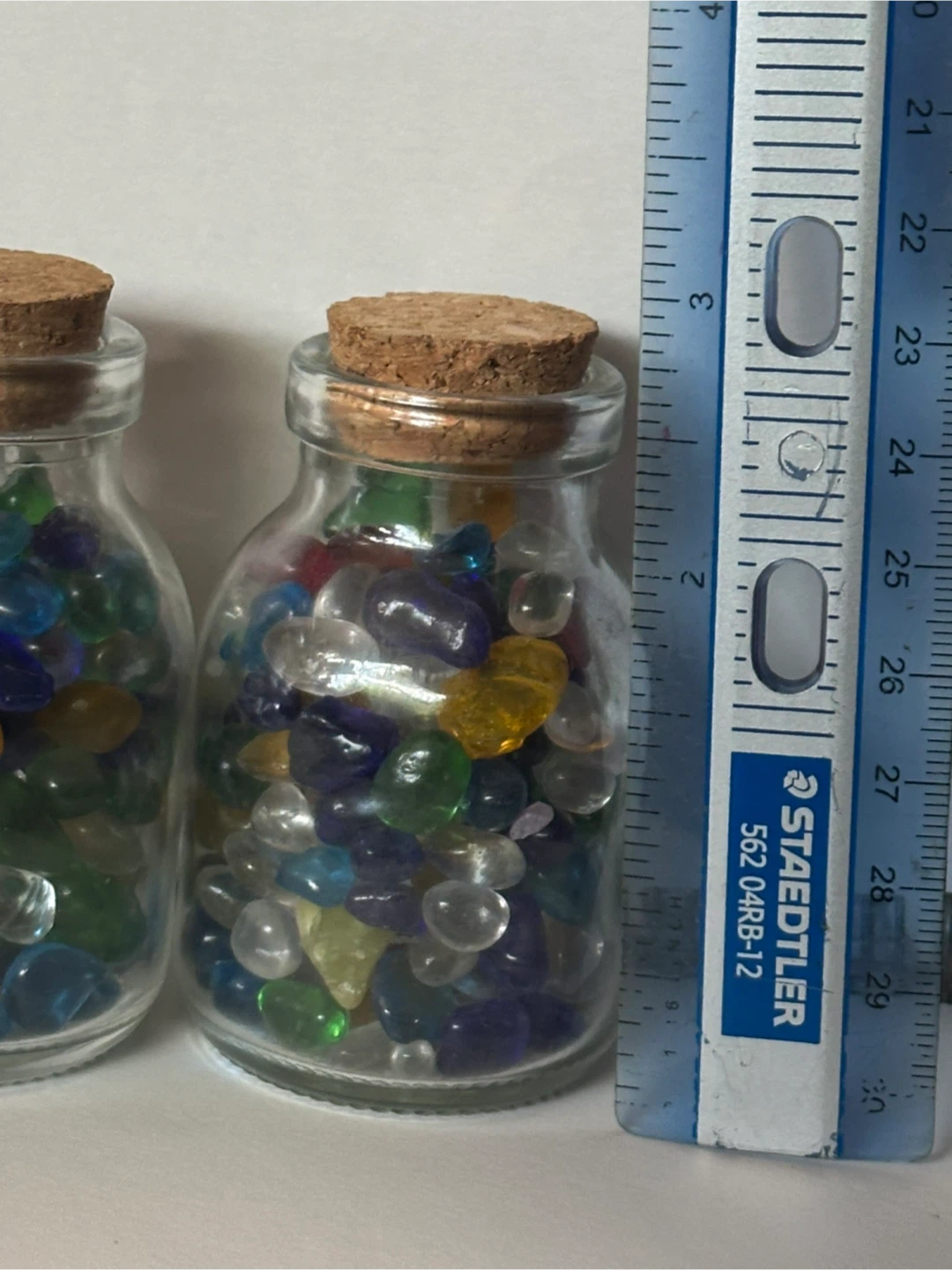Jars of tumbled glass bits - photo 4