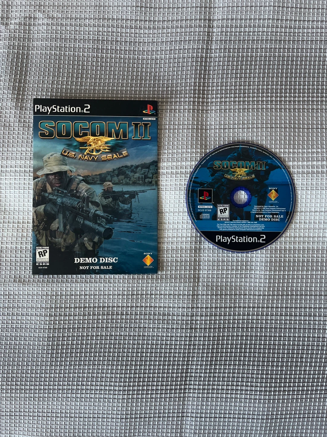 PlayStation 2 SOCOM II U.S. Navy SEALs Demo Disc