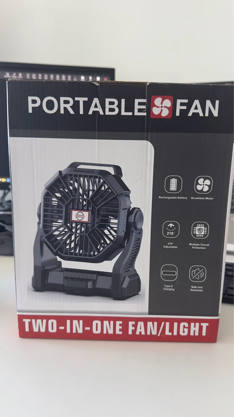 Portable Fan/Light - photo 4