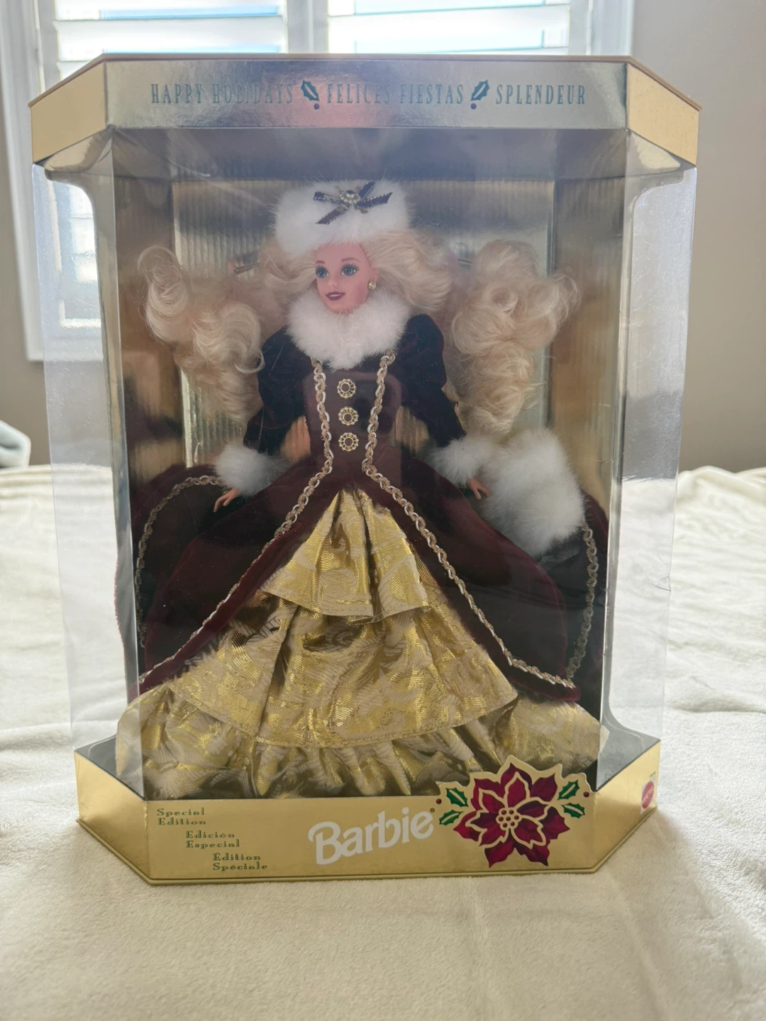 1996 Happy Holidays Barbie (Collector Doll #15646)