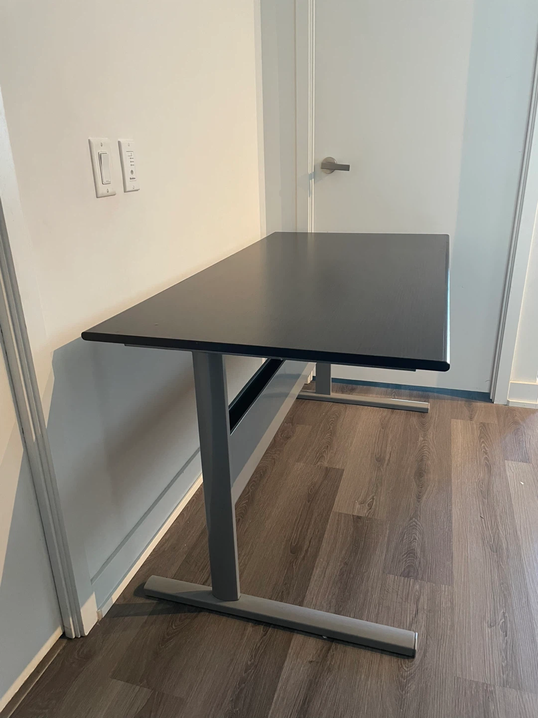 Study Table with Silver Legs