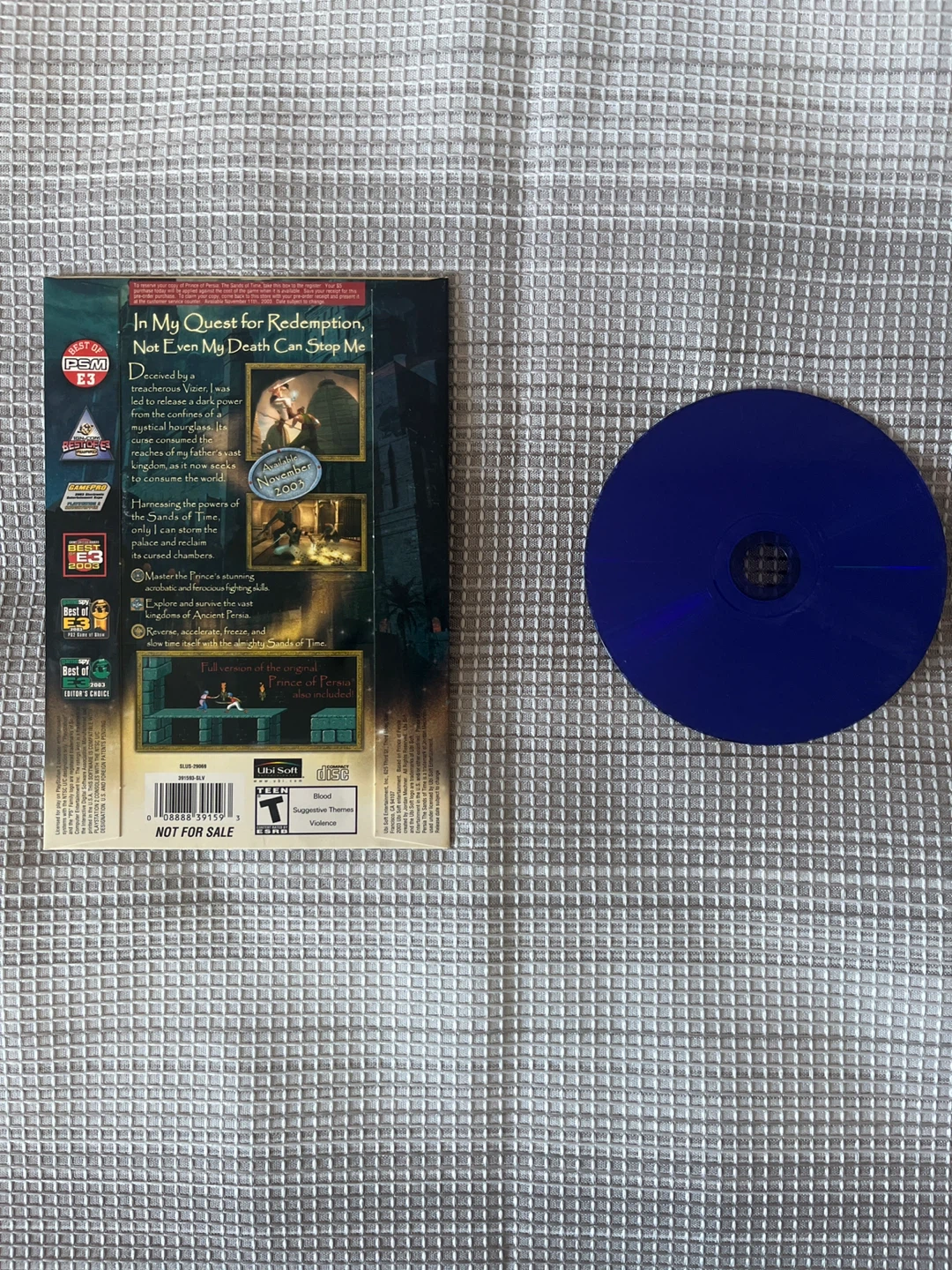 Prince of Persia The Sands of Time Demo Disc PS2 - photo 2
