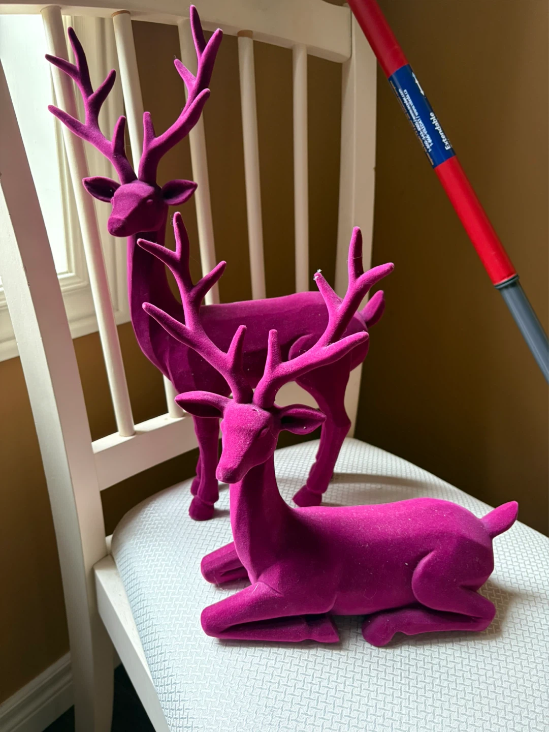 Velvet Reindeer Decorations (Set of 2) - photo 3