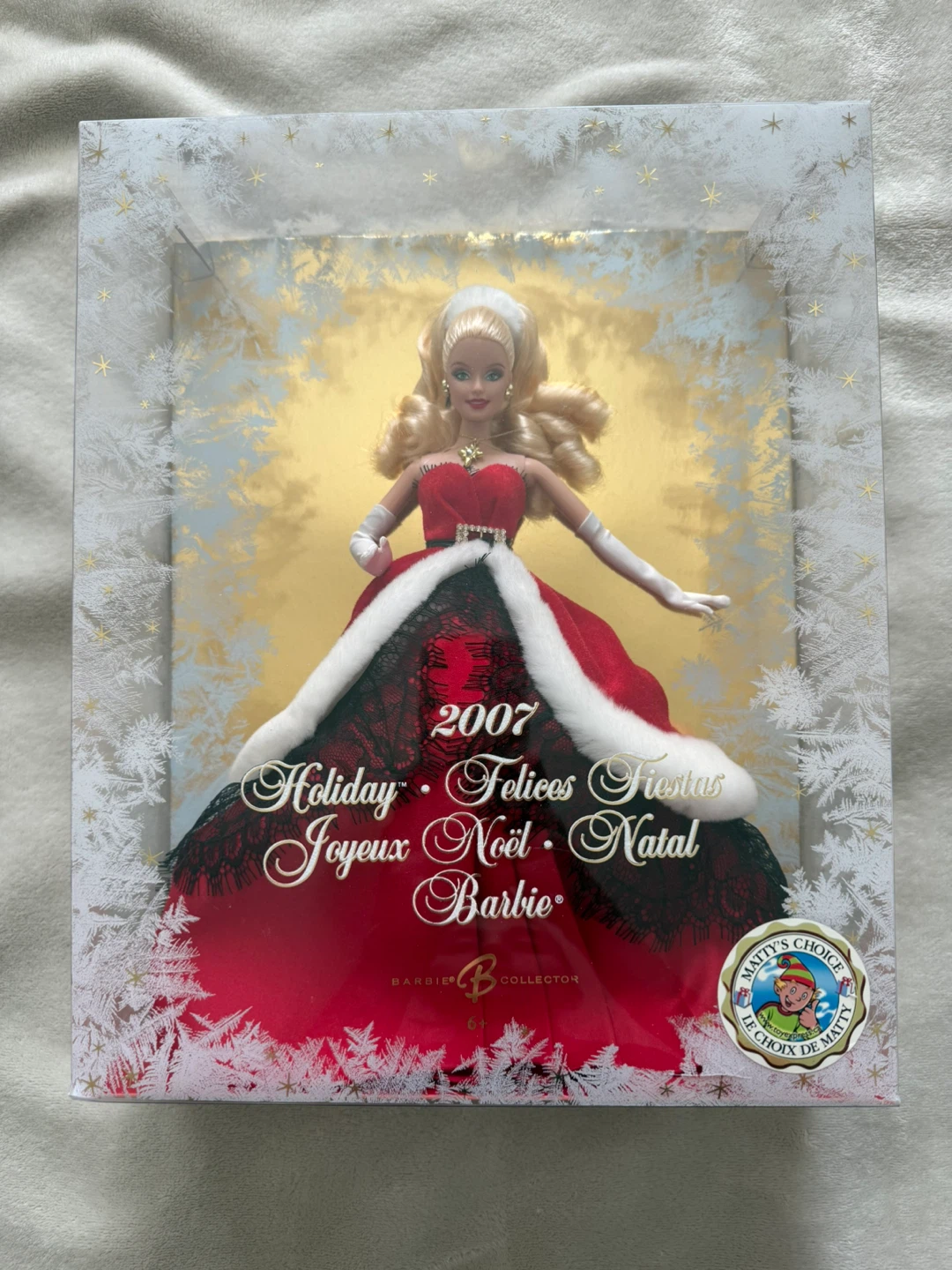 2007 Holiday Barbie Doll - photo 2