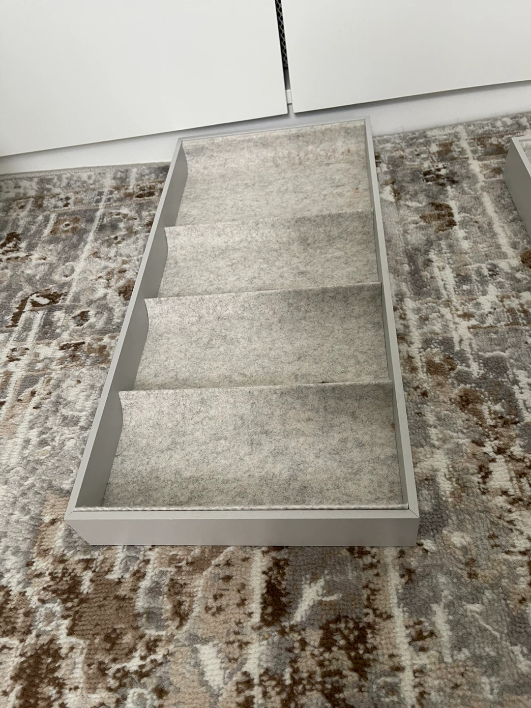Grey Felt Tiered Drawer Organizers - photo 3