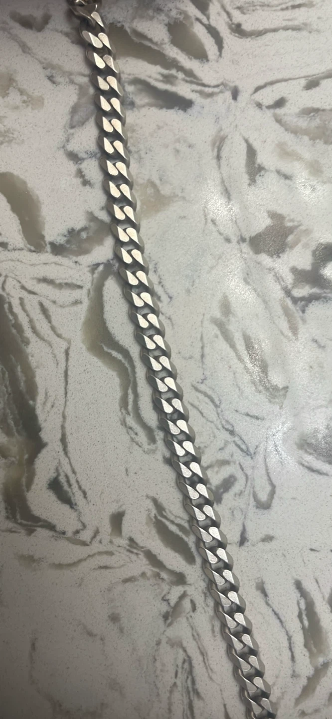 Sterling Silver Curb Chain Necklace - photo 4