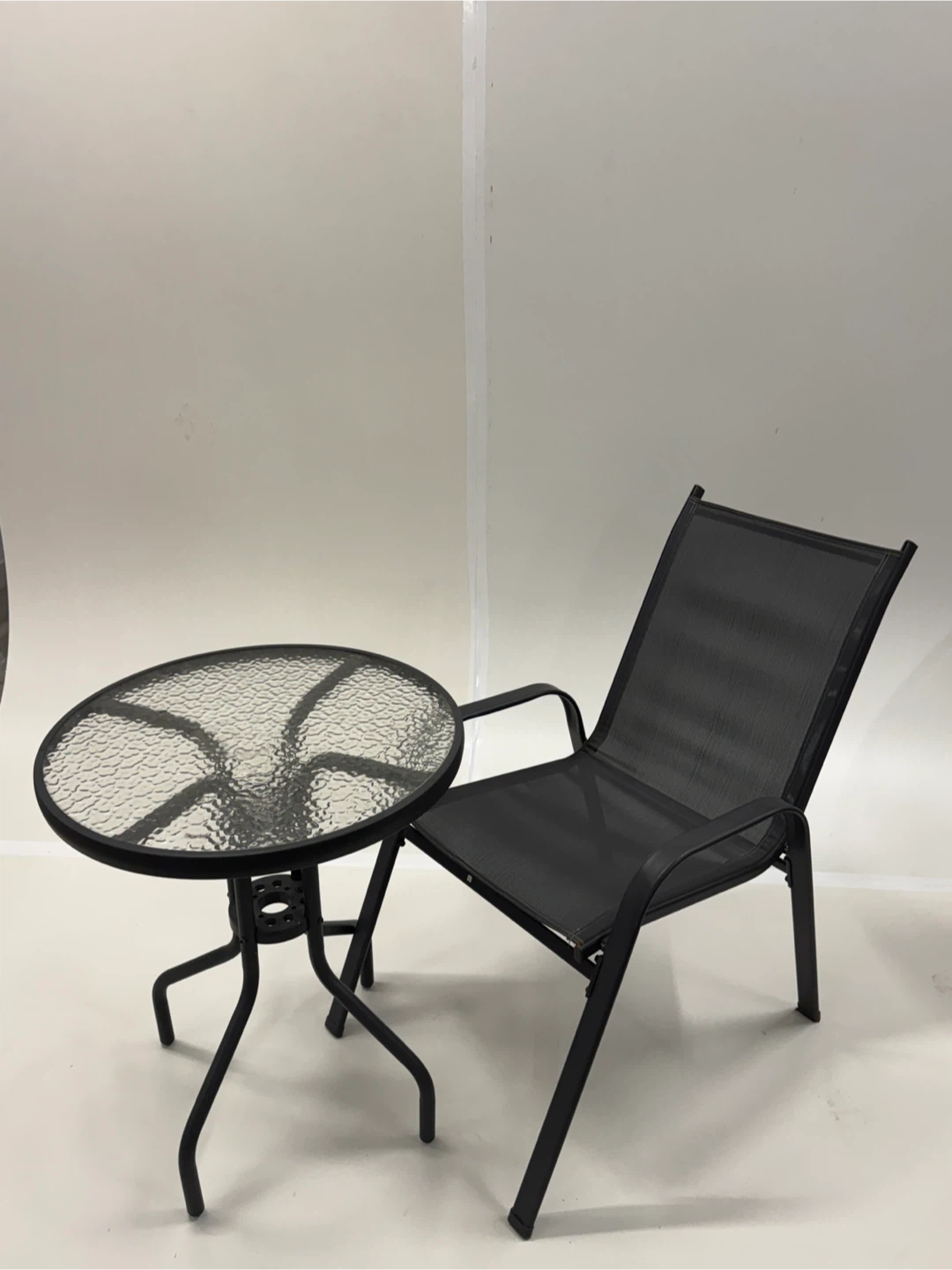 Patio Bistro Set - 1 Table & 1 Chair - photo 2