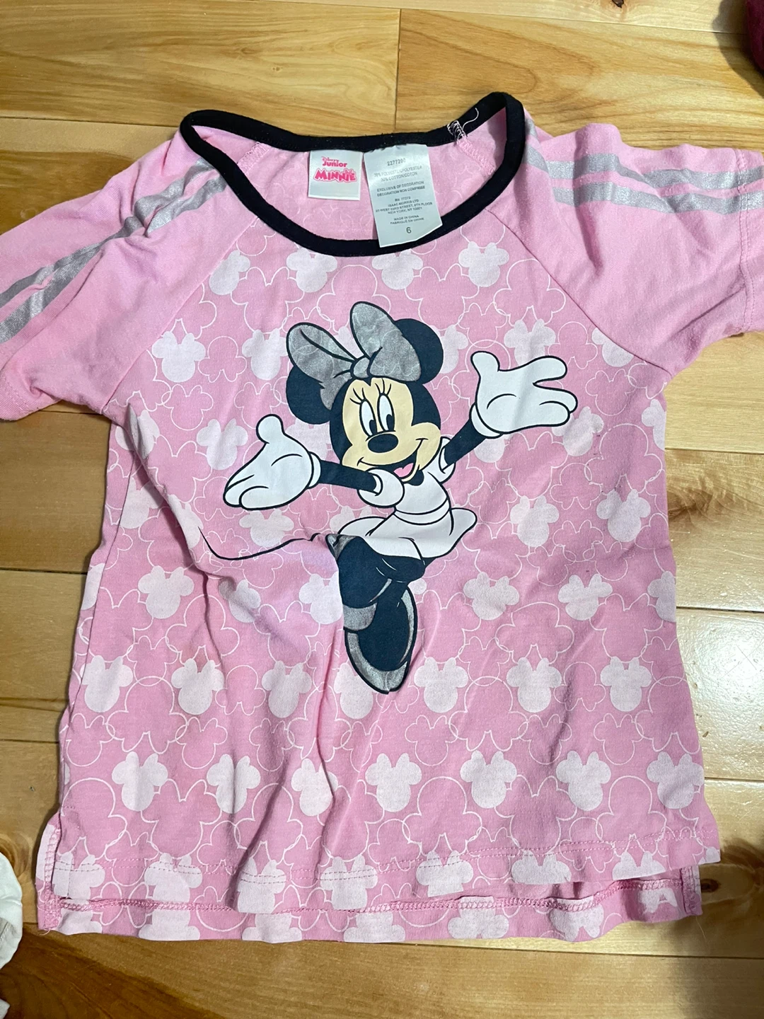 Girls Pink Minnie Mouse T-Shirt