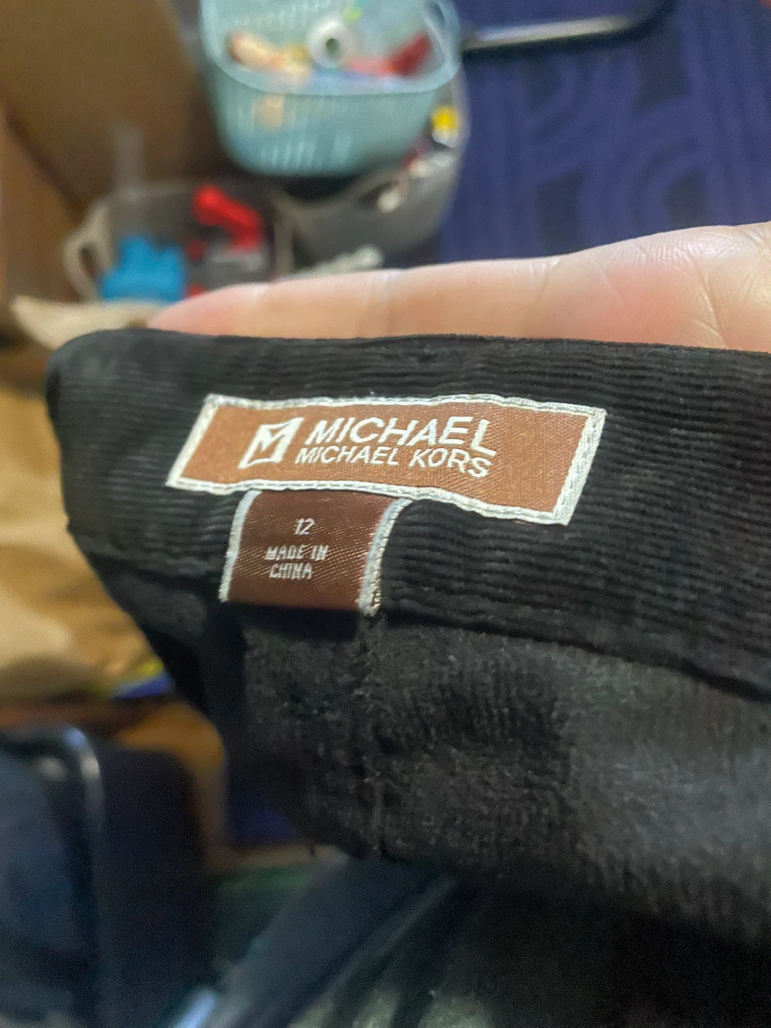 Michael Kors Black Corduroy Pants Size 12 - photo 4
