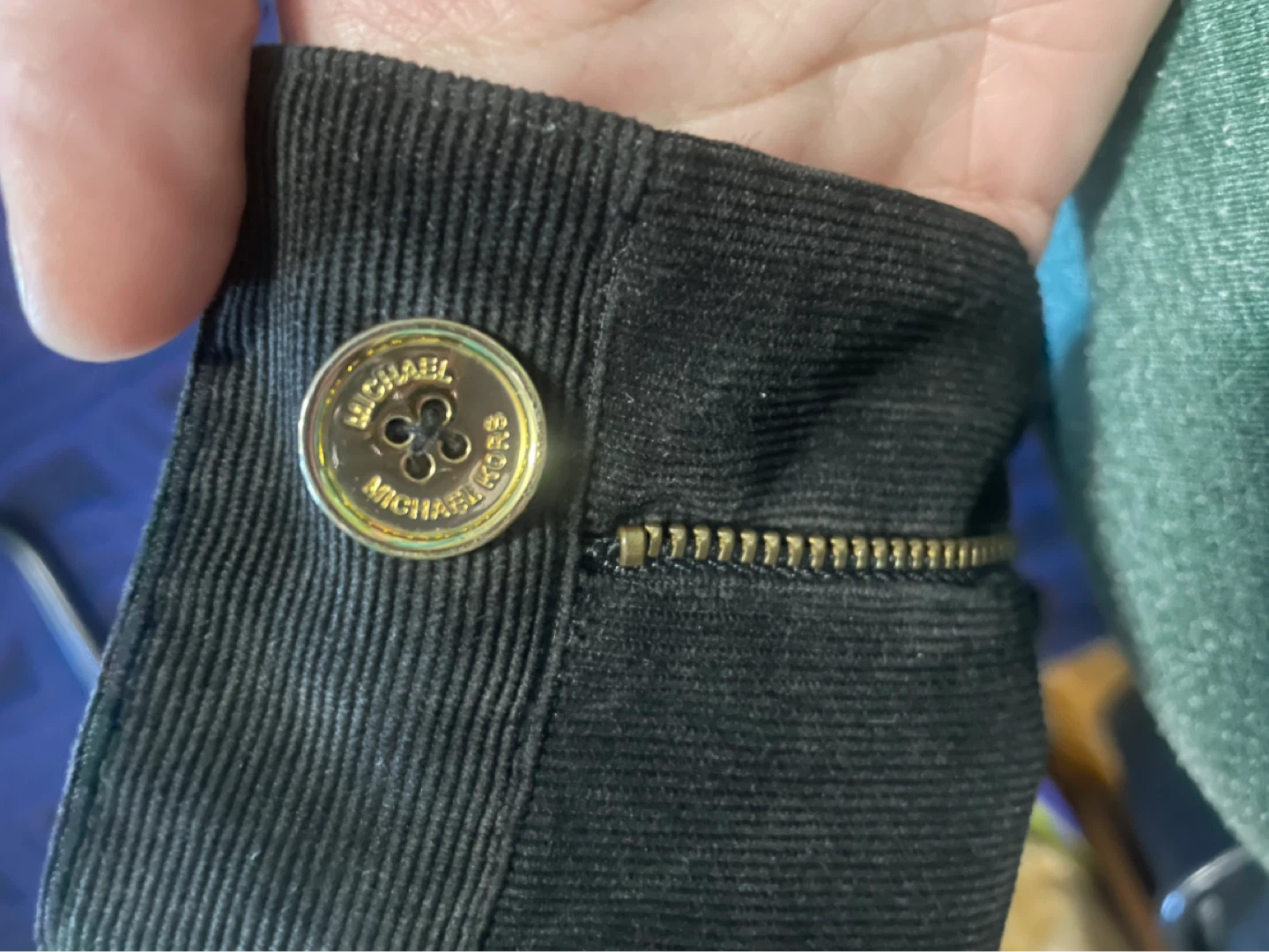 Michael Kors Black Corduroy Pants Size 12 - photo 3