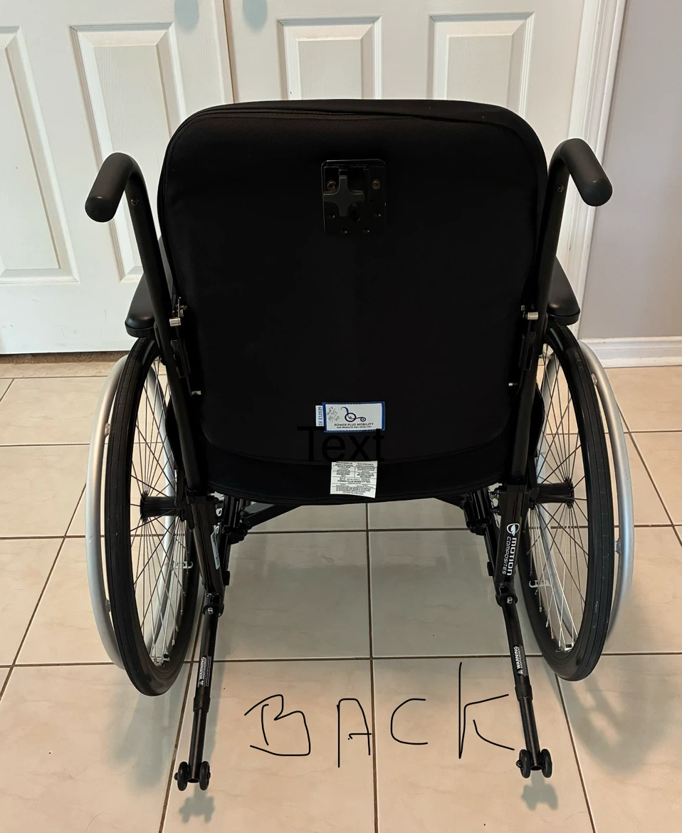 Wheelchair MOVE QS aluminum folding  Motion Composites (20x18) - photo 3