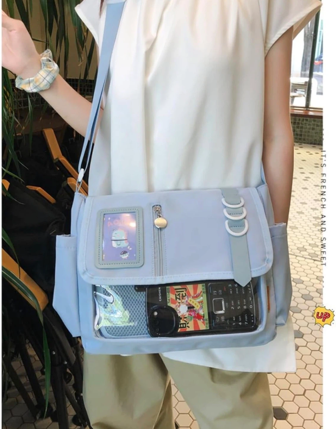Light Blue Messenger Bag - photo 5