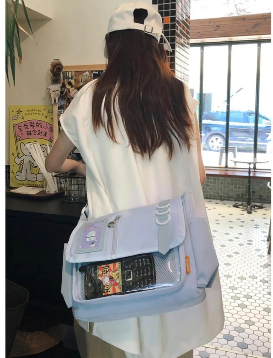 Light Blue Messenger Bag - photo 3