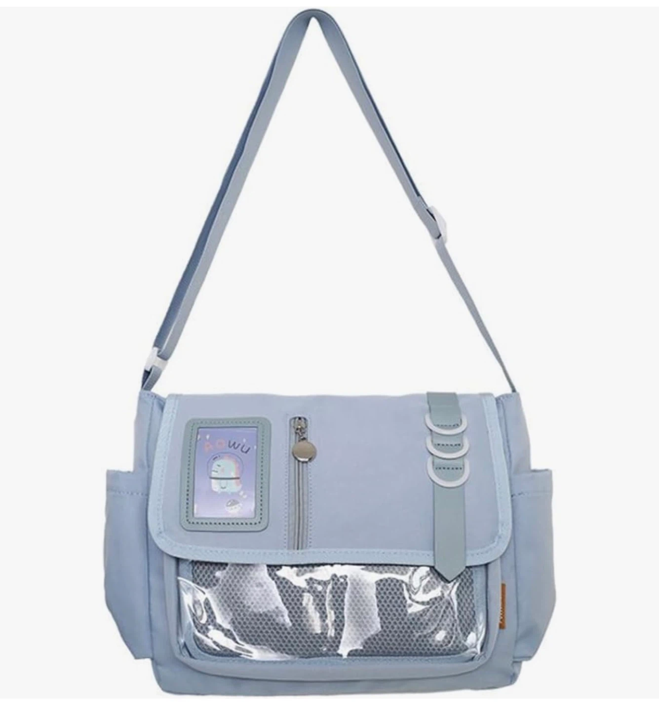 Light Blue Messenger Bag