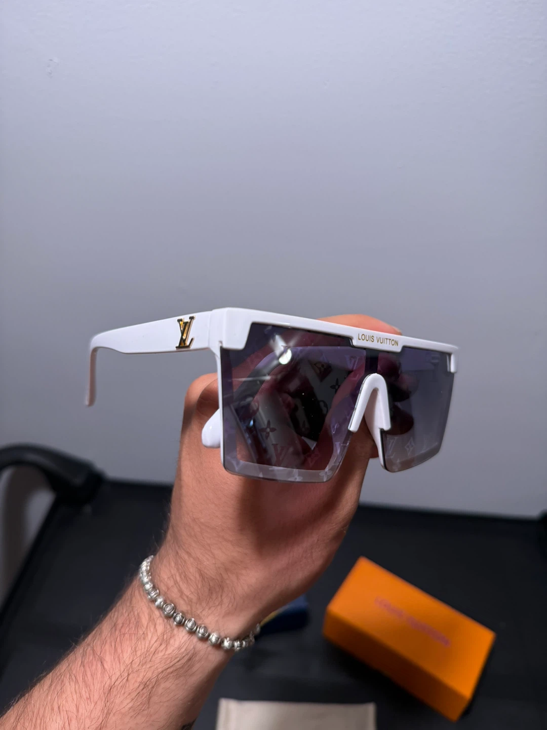 LV Monogram Shield Sunglasses - photo 3
