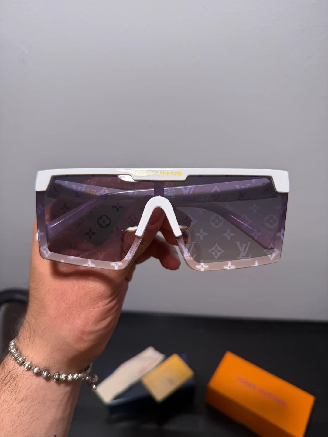 LV Monogram Shield Sunglasses - photo 2