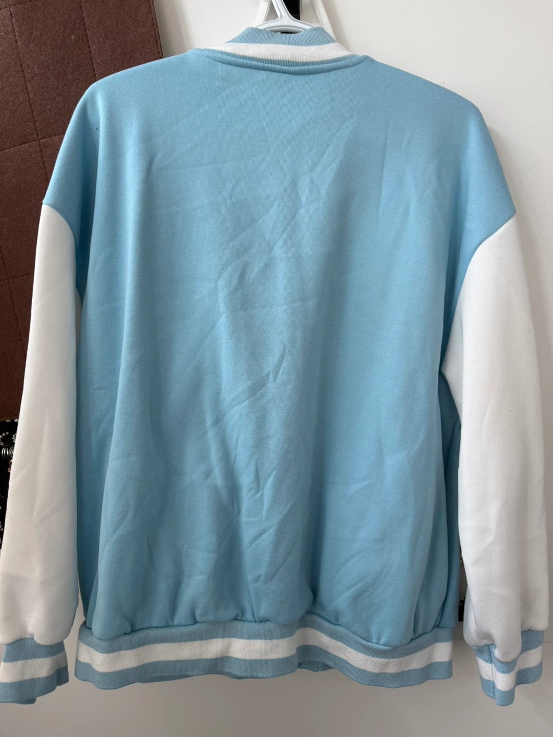 Light Blue Letterman Jacket - photo 2