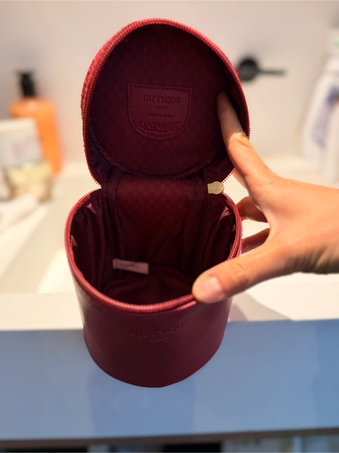 Diptyque burgundy Travel Case - photo 3