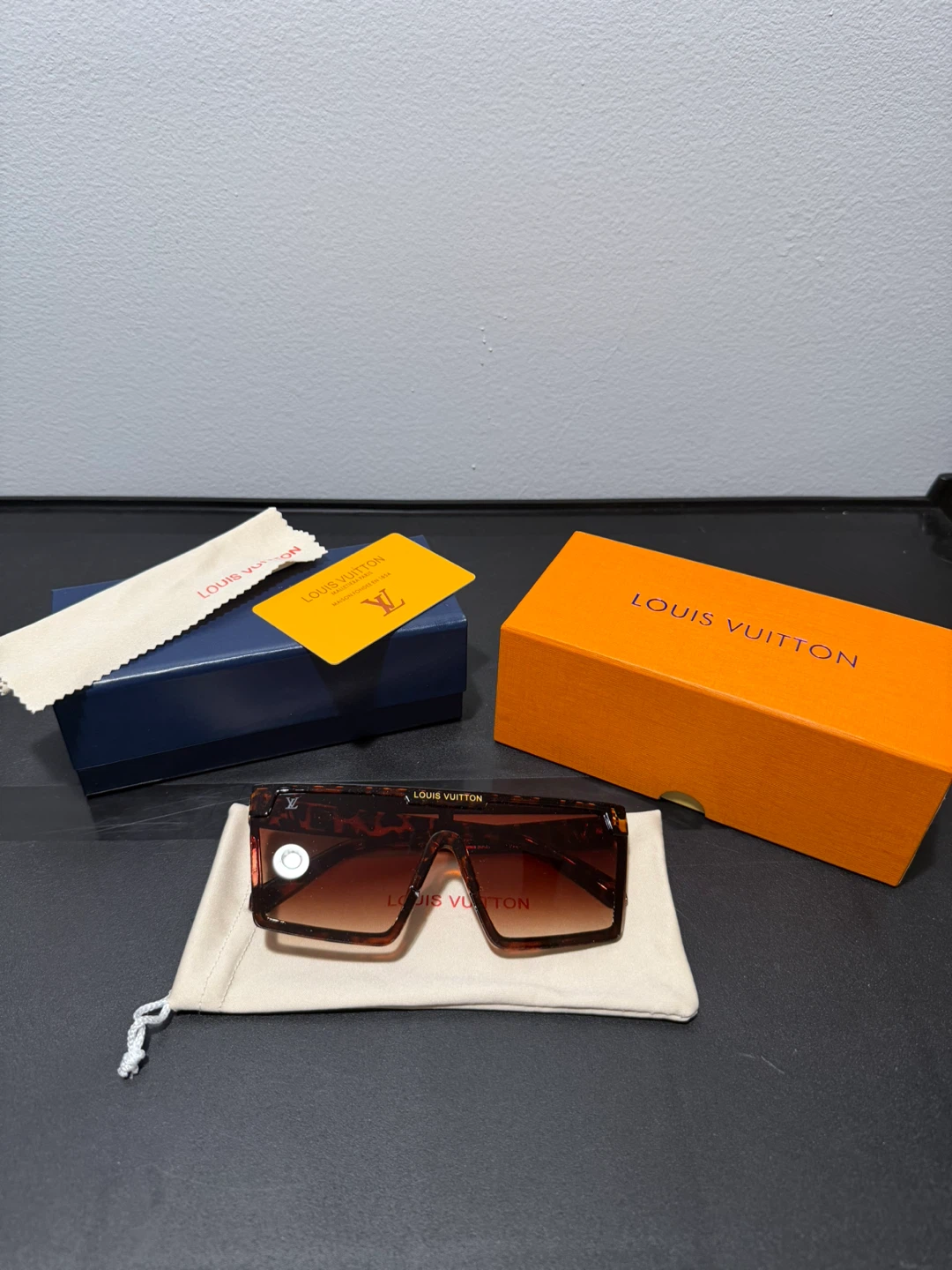 LV Tortoise Shield Sunglasses
