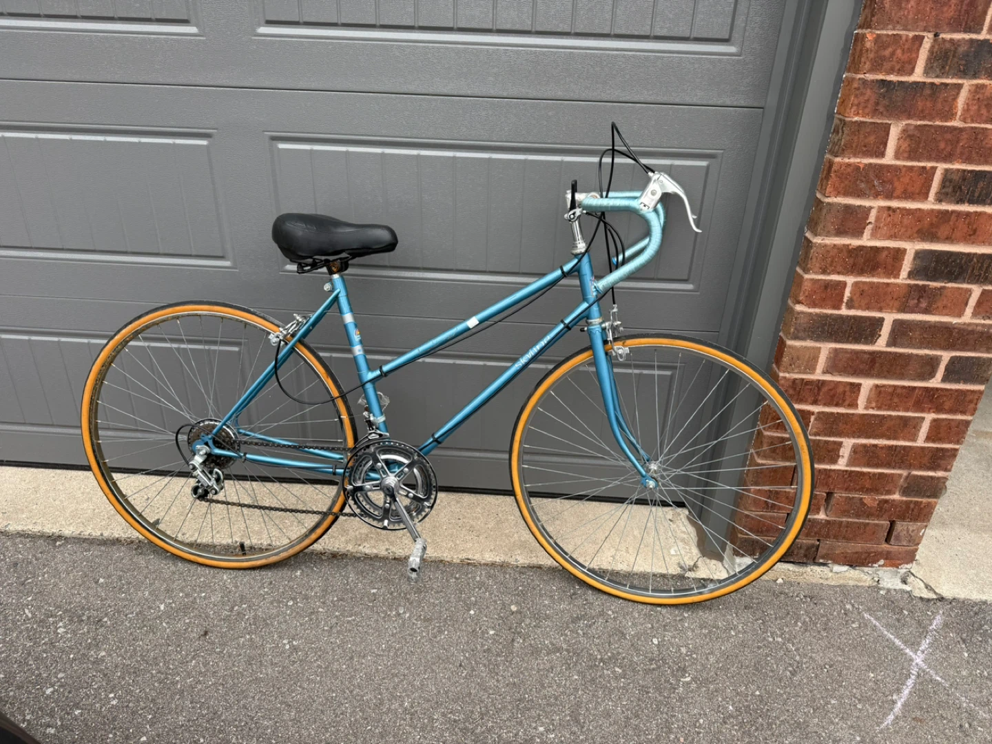 Blue Skyline Road Bicycle