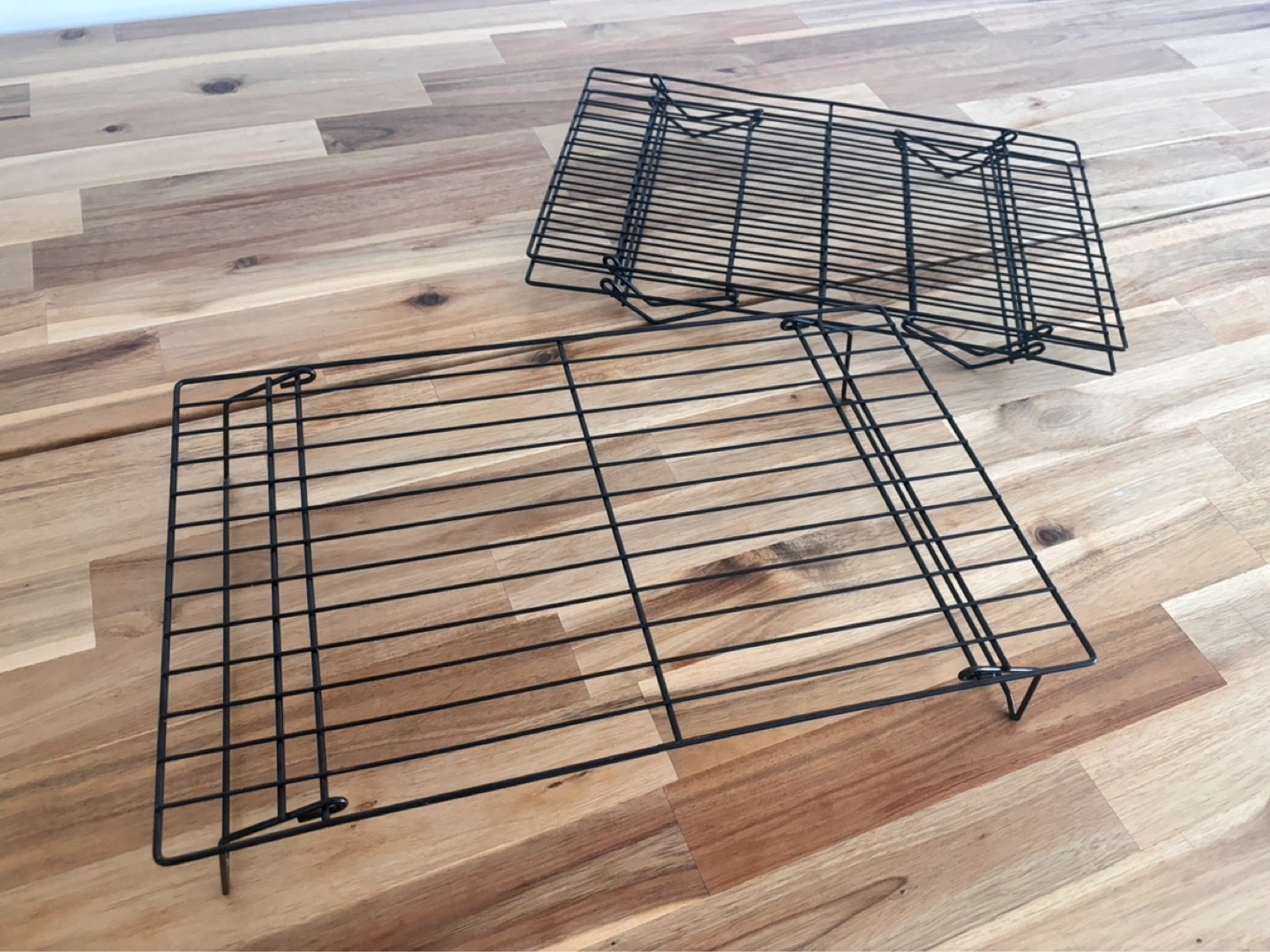 3 Black Metal Cooling Racks(for baking) - photo 2