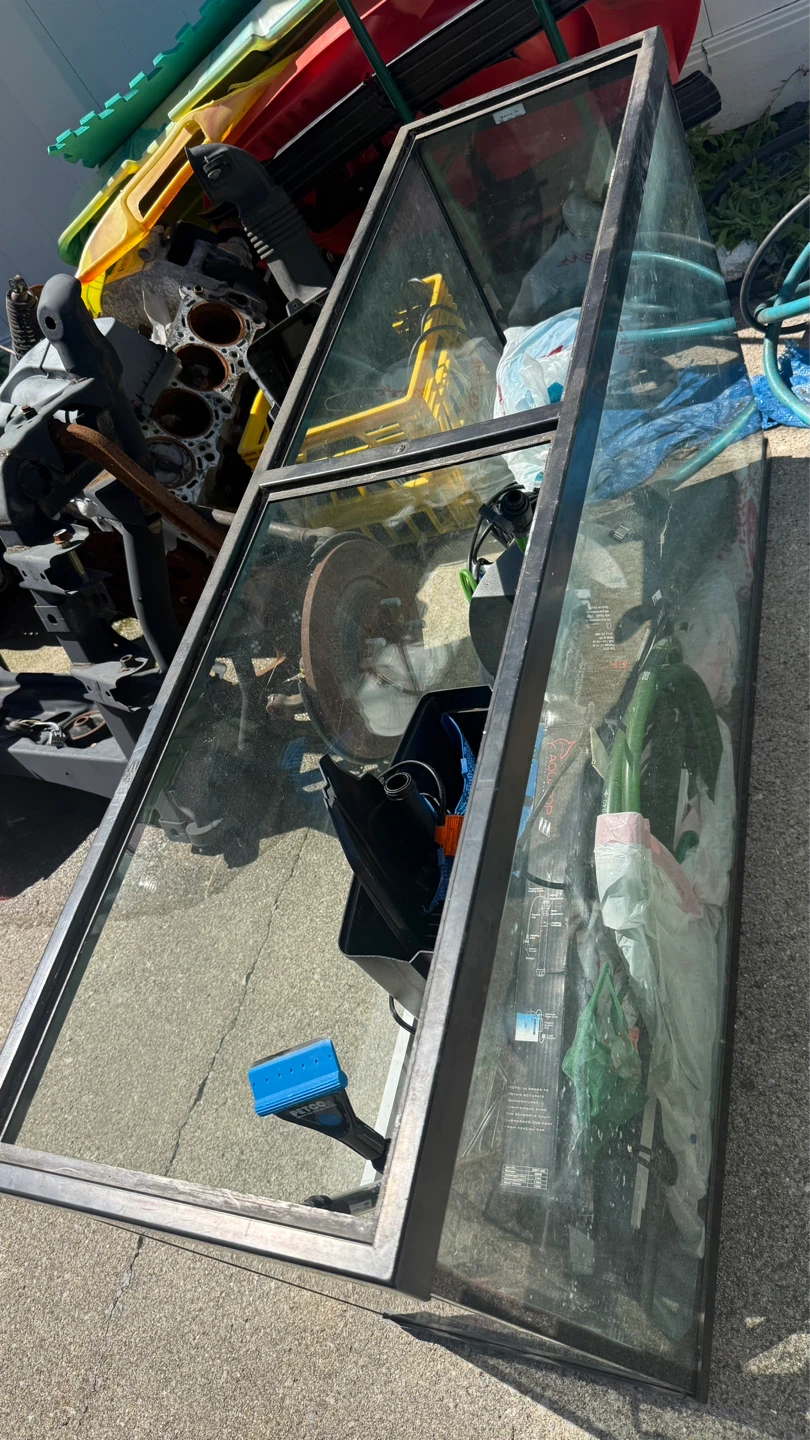 Large Glass Aquarium Tank with Accessories