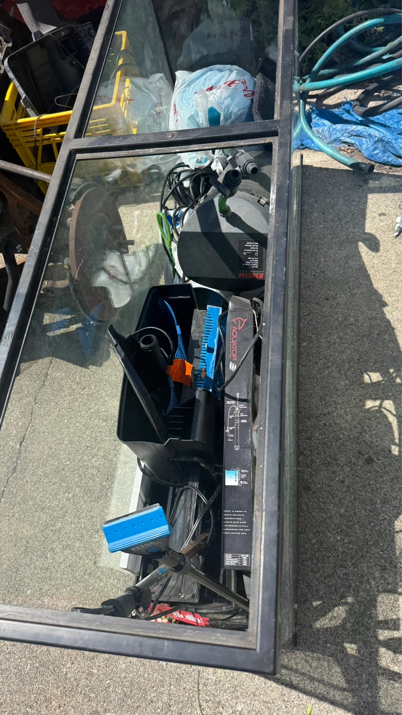 Large Glass Aquarium Tank with Accessories - photo 3