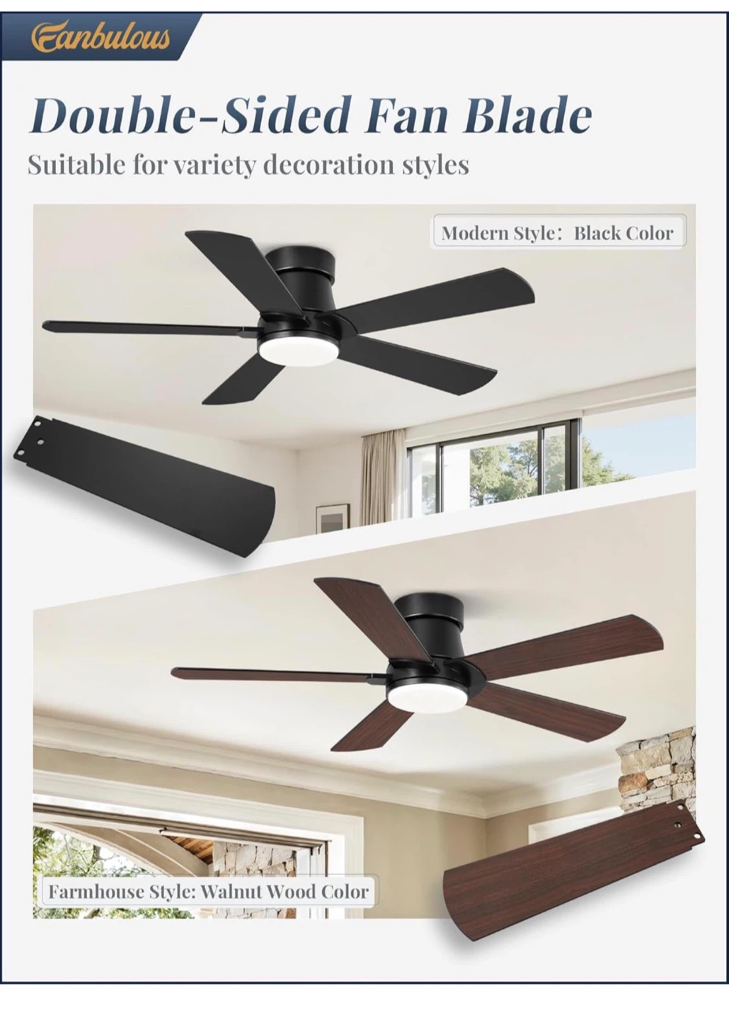 Fanbulous Multi-function Ceiling Fan with LED Light 2F4 - photo 5