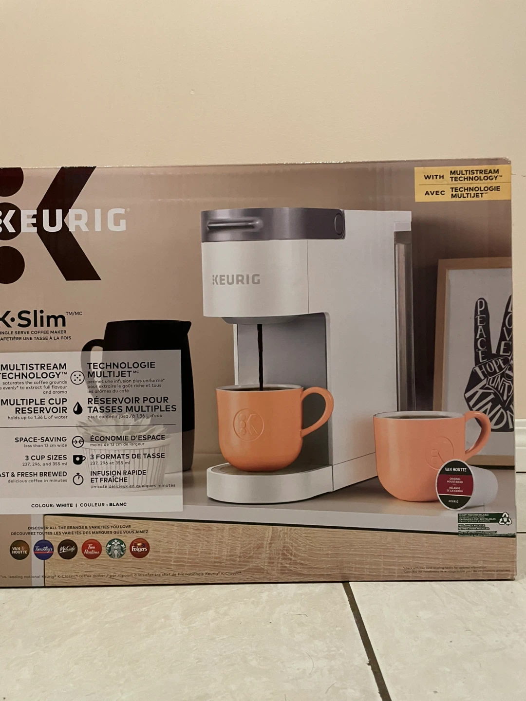 Keurig K-Slim Coffee Maker - White