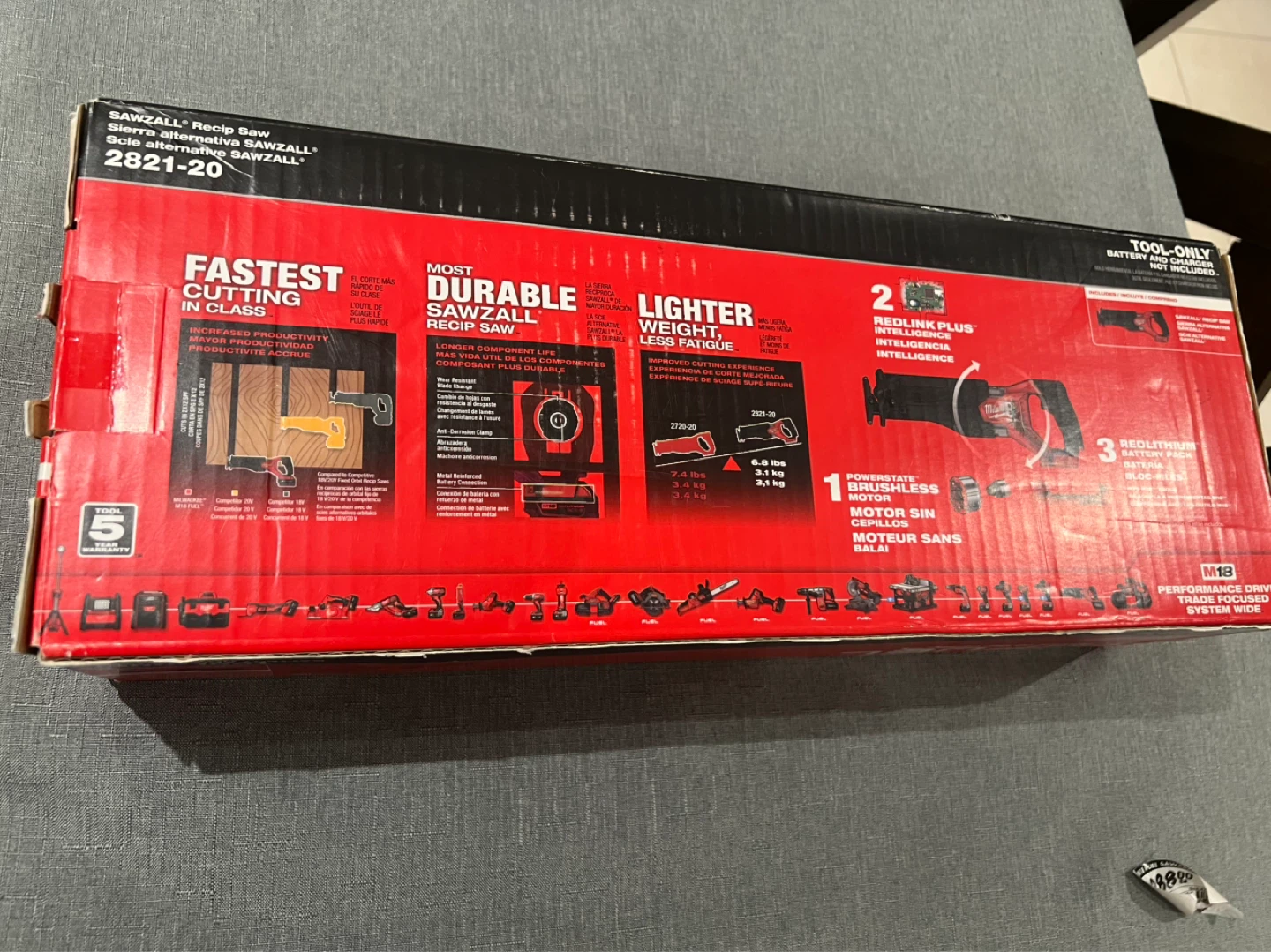Milwaukee M18 Fuel Sawzall - photo 2