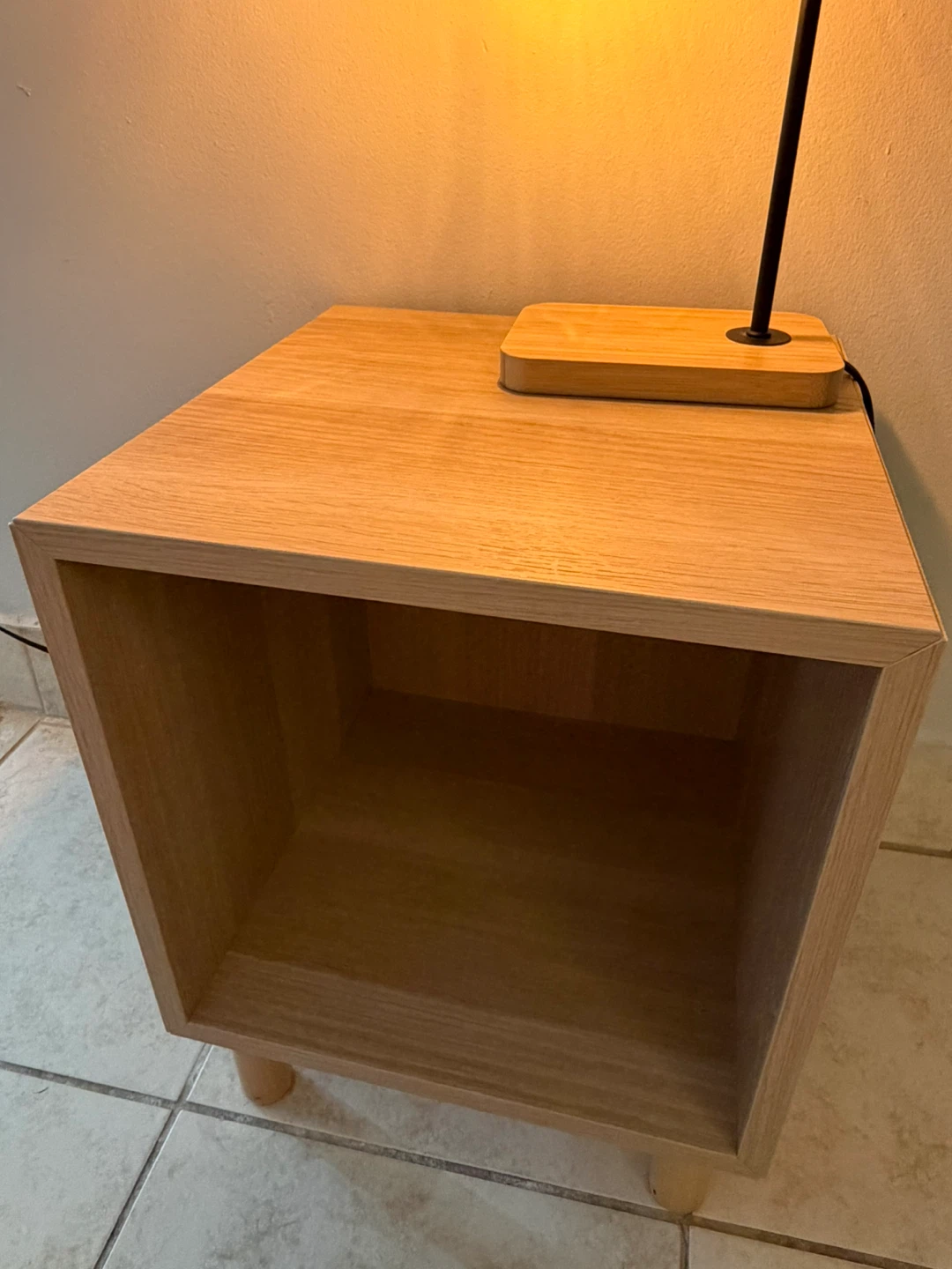 IKEA TVÄRHÄND Table Lamp - Black/Bamboo - photo 4