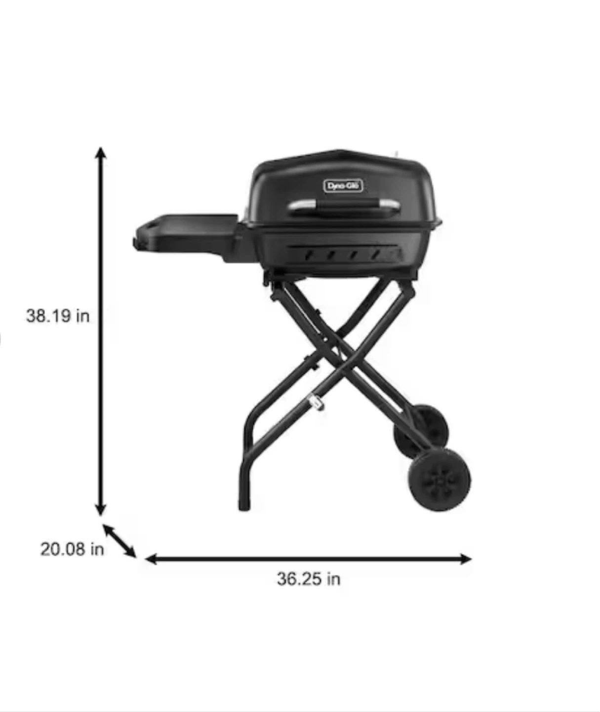 Dyna-Glo Black Portable Grill - photo 4