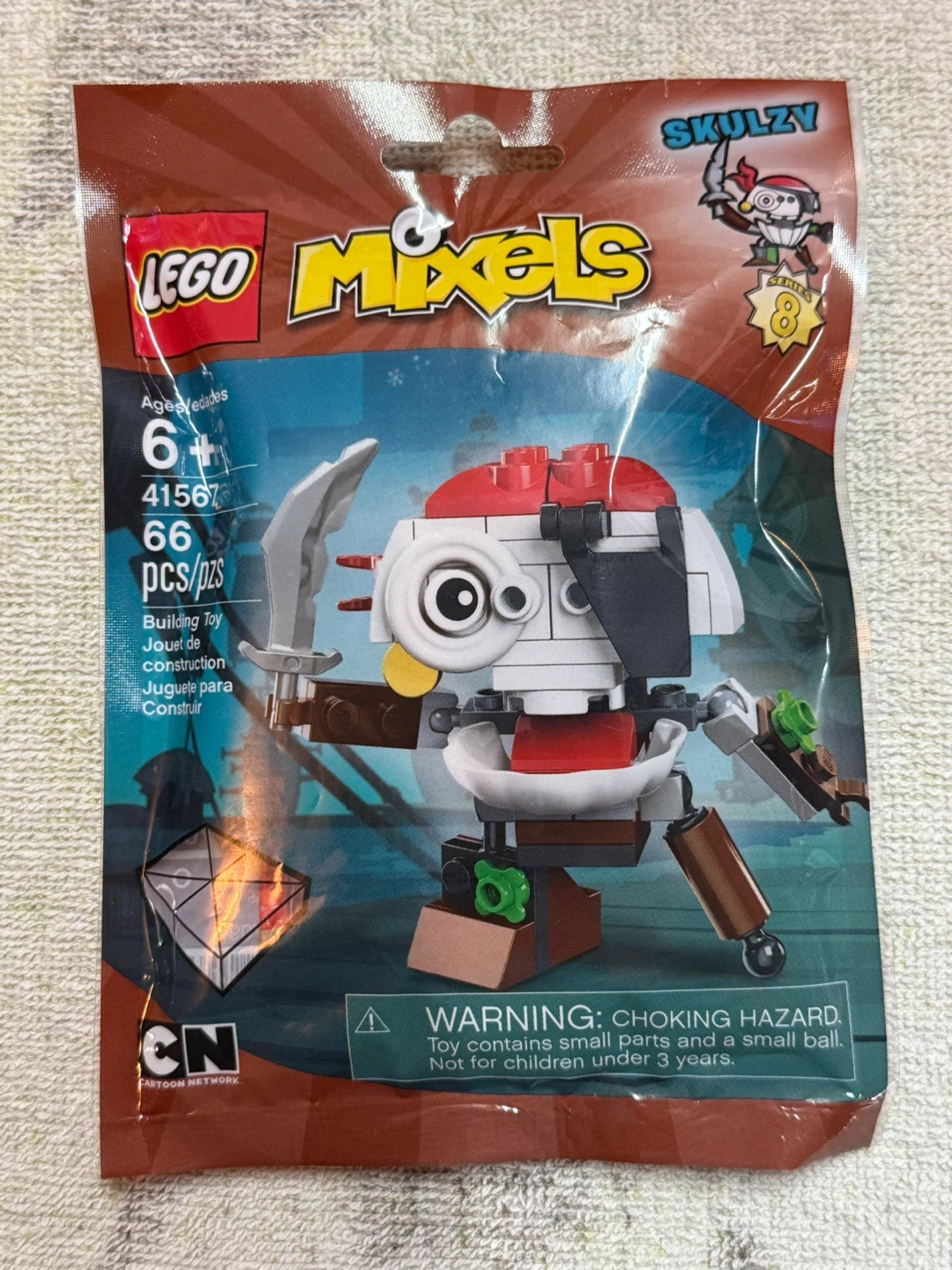 RETIRED LEGO Mixels Building Toy - Skulzy and Grumpsy Series 8