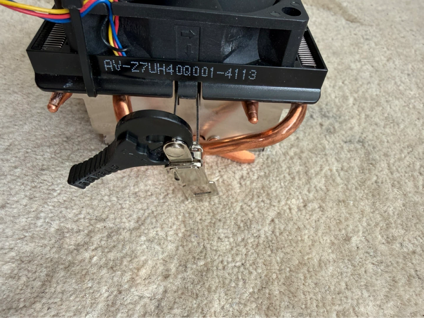 AMD STOCK CPU COOLER WITH COPPER HEAT PIPES - photo 2