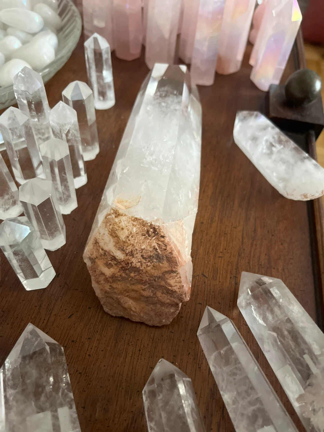 Large Polished Clear Quartz Crystal Wand – Statement Piece - photo 2