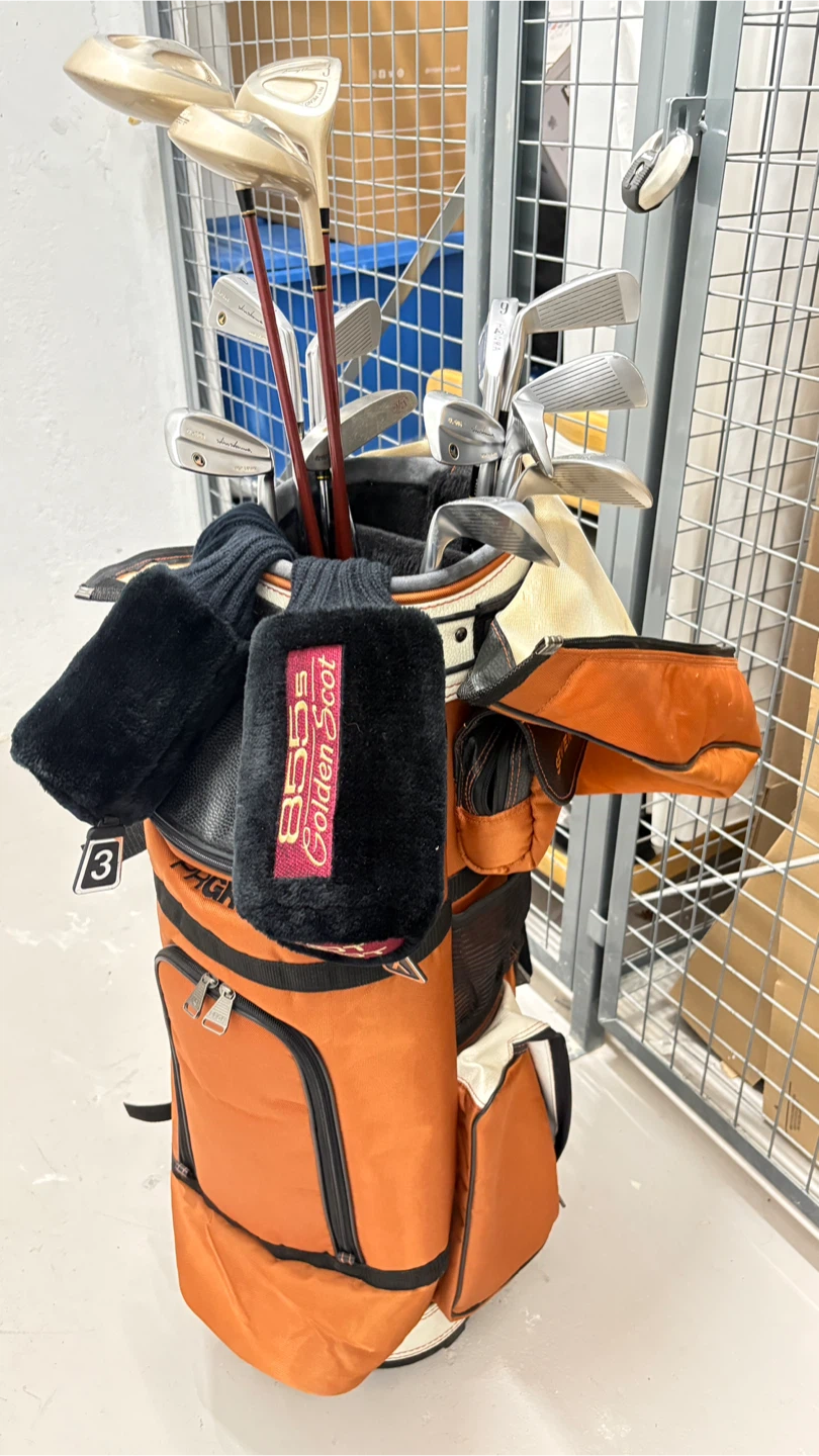 Orange Golf Bag with Clubs - photo 3
