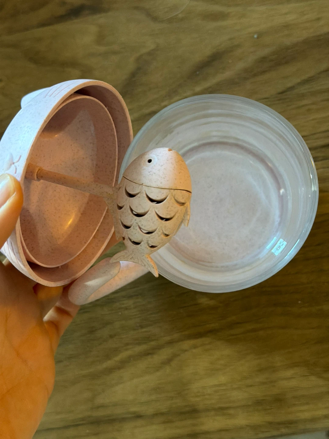 Cute Cat Tea Infuser Mug with Fish - photo 2