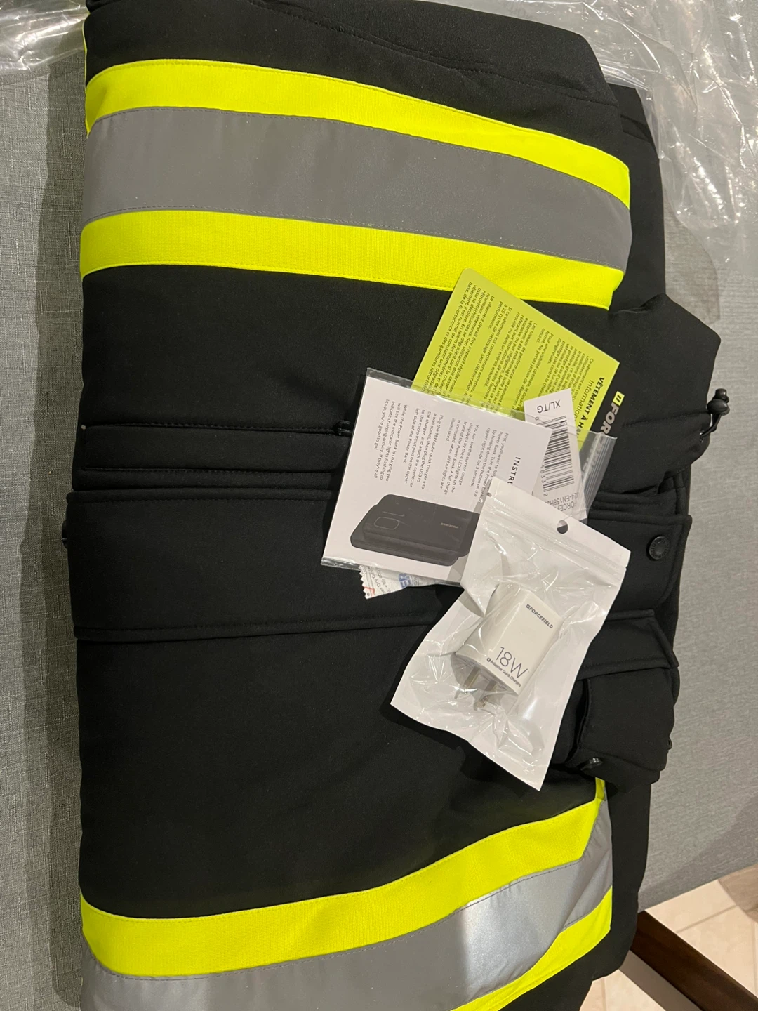 Heated Construction jacket kit