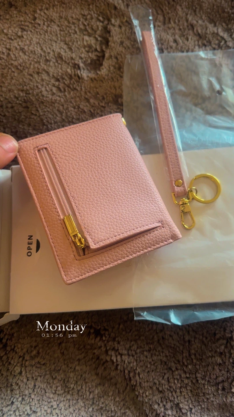 Pink Cardholder with Wrist Strap - photo 3