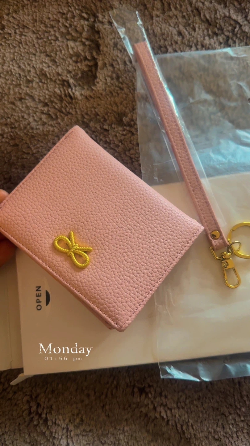 Pink Cardholder with Wrist Strap - photo 2