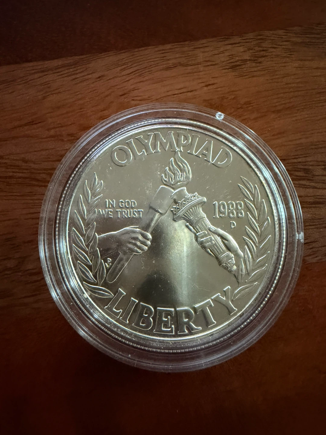 1988 United States Mint Olympic Dollar Coin - photo 3