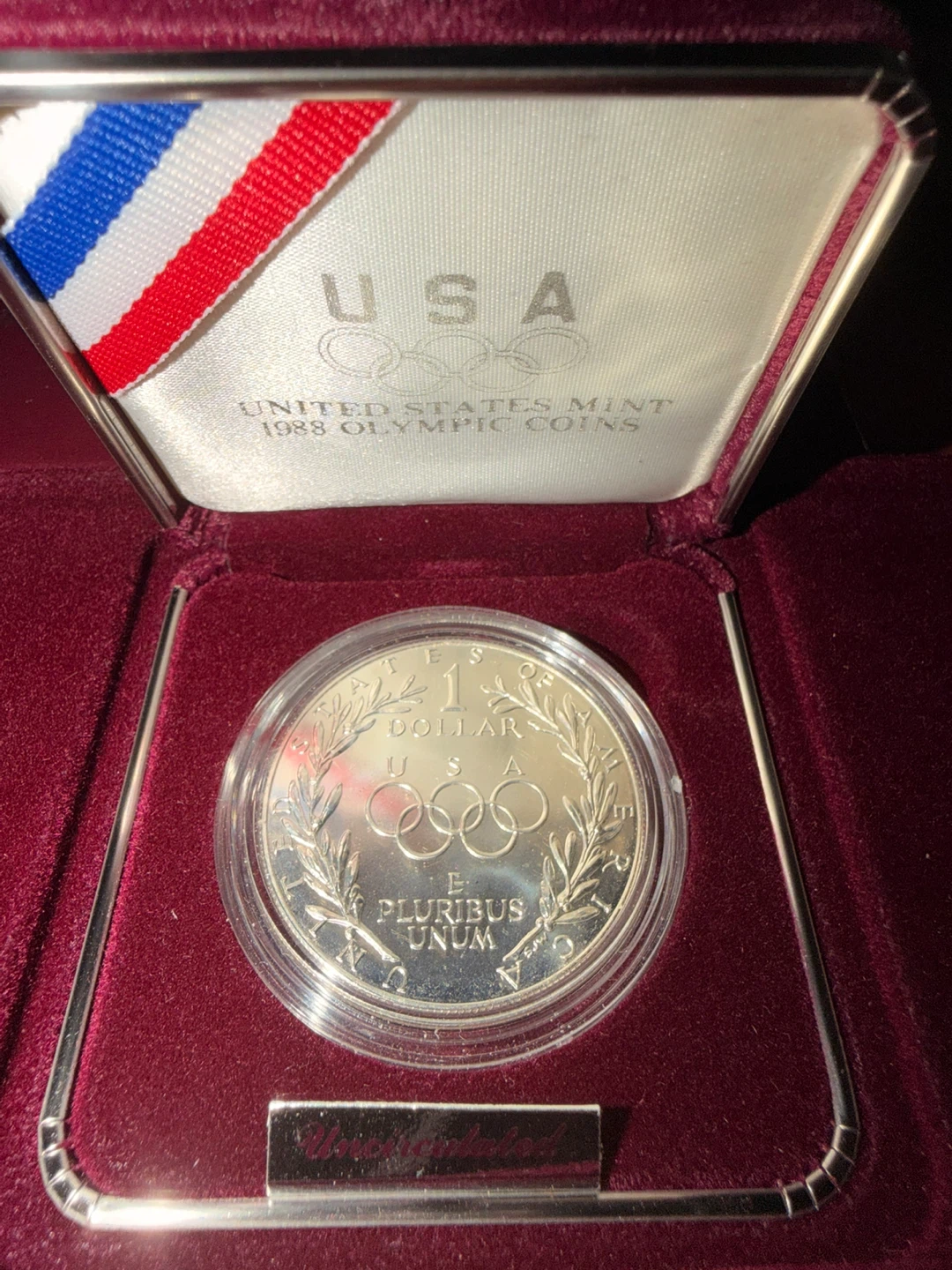 1988 United States Mint Olympic Dollar Coin