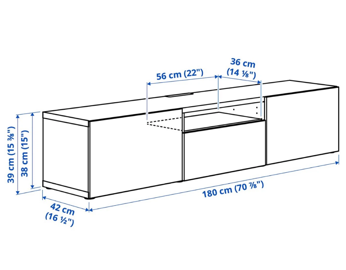 IKEA BESTA TV Stand - photo 4