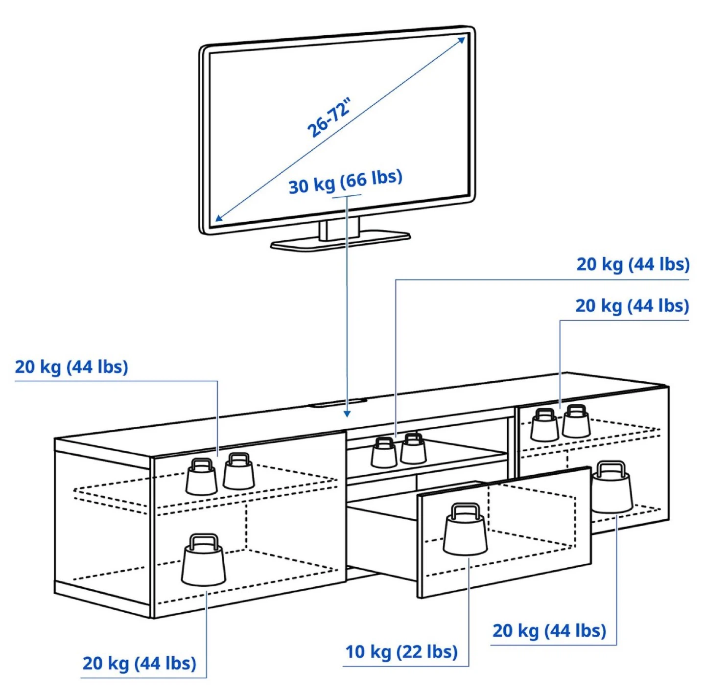 IKEA BESTA TV Stand - photo 5