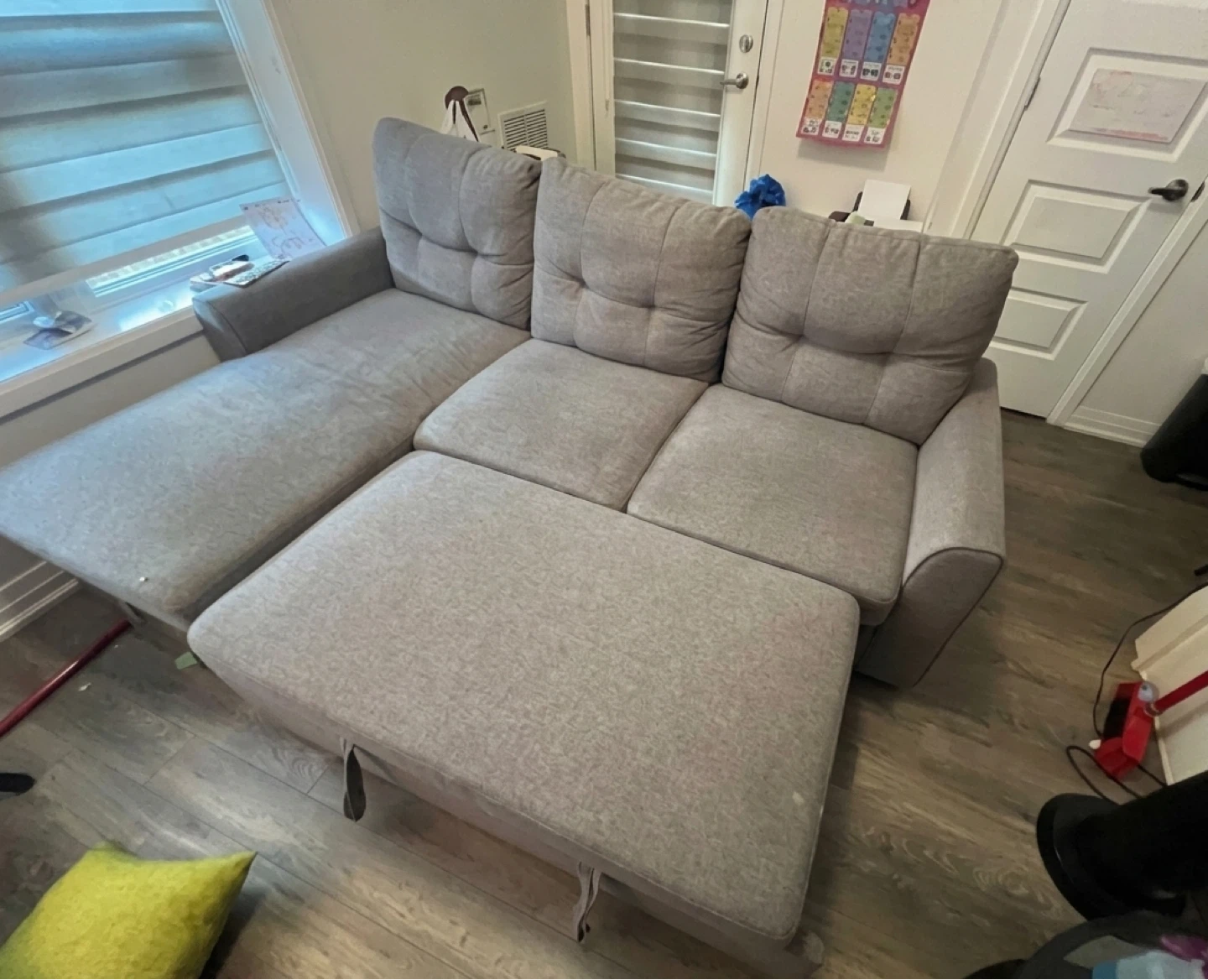Grey Sectional Sofa with Storage deliver free - photo 2