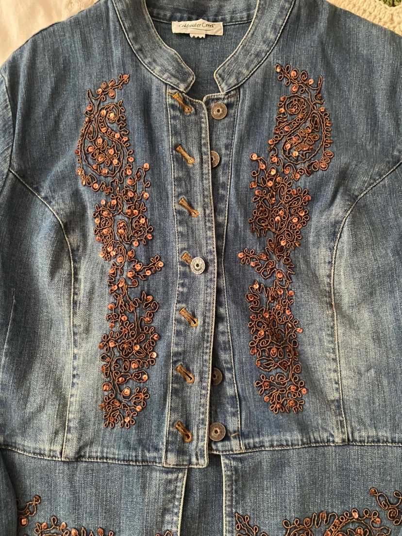 Vintage bling jean Jacket - photo 2